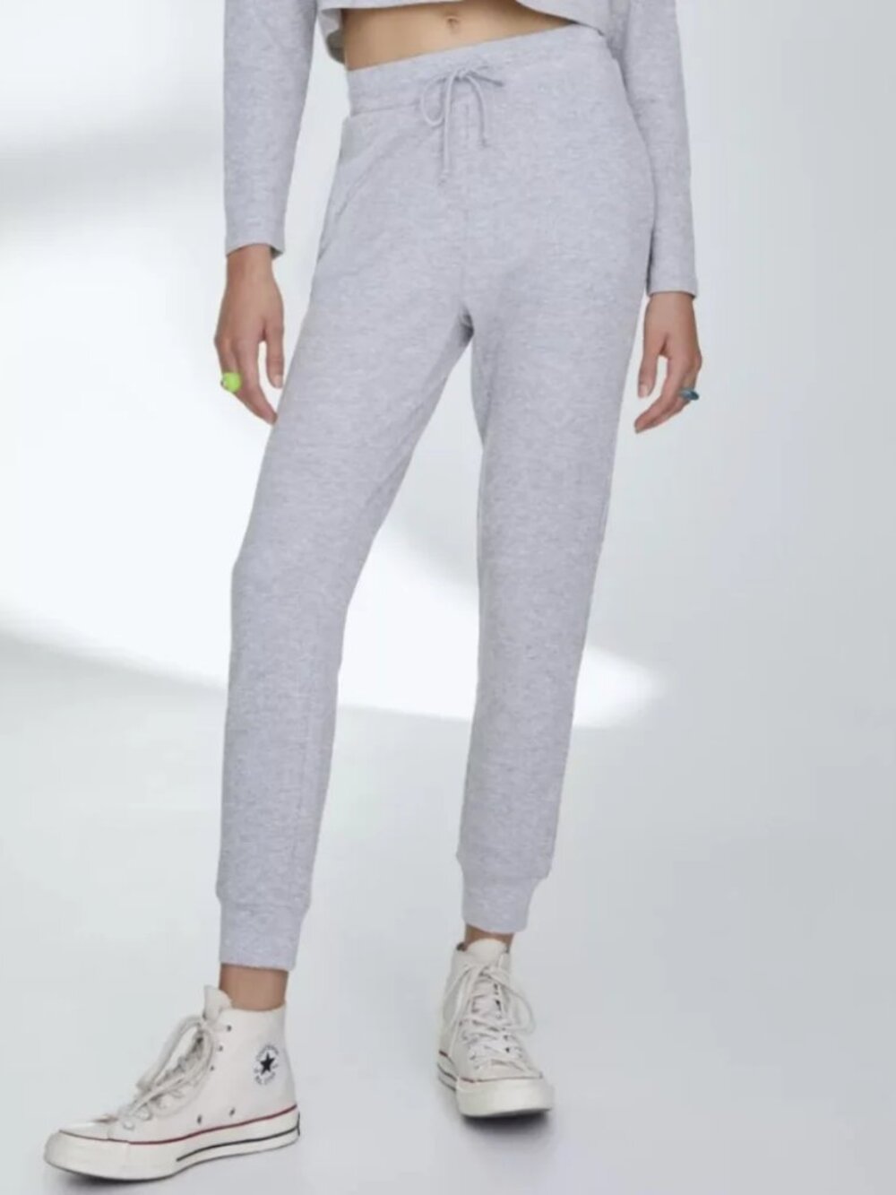 Aritzia Sunday Best Baby Waffle Jogger Grey Size S
